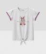 Polera niña con nudo