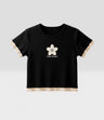 Polera niña con flor