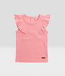 Polera niña acanalada