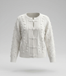 Chaleco niña cardigan con bordados
