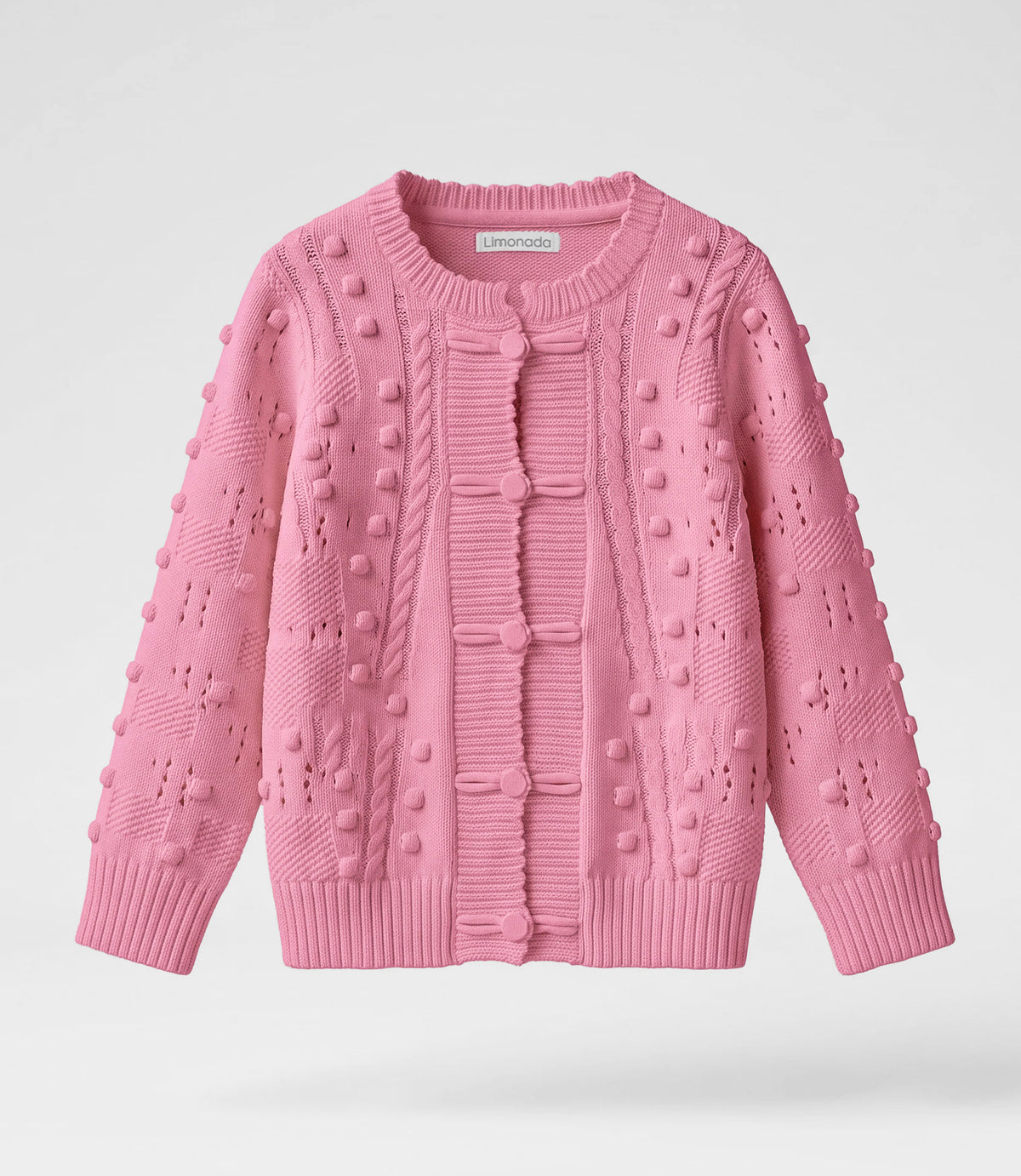 Chaleco niña cardigan con bordados