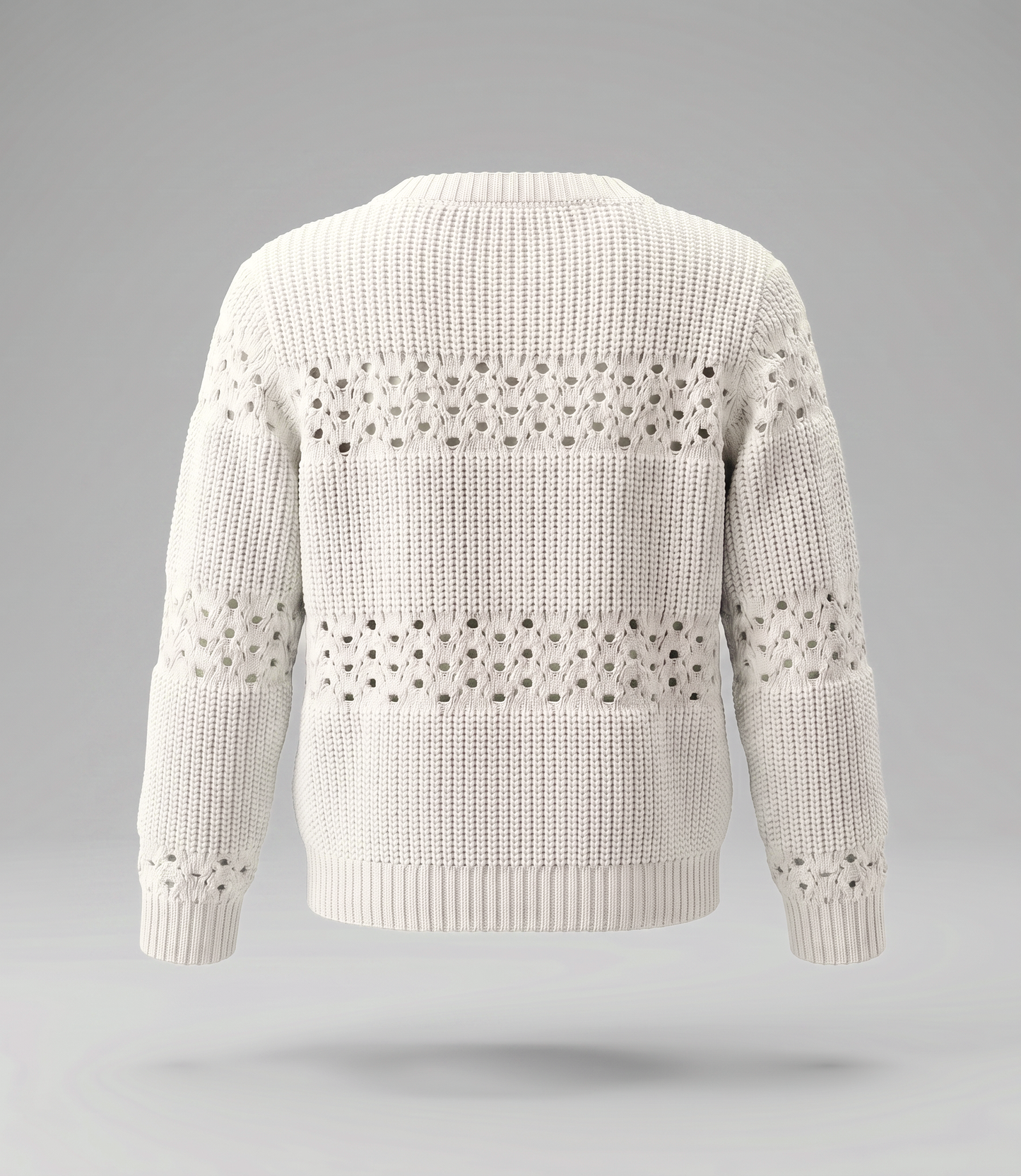 Chaleco niña cardigan con lazos 2 años / Crudo
