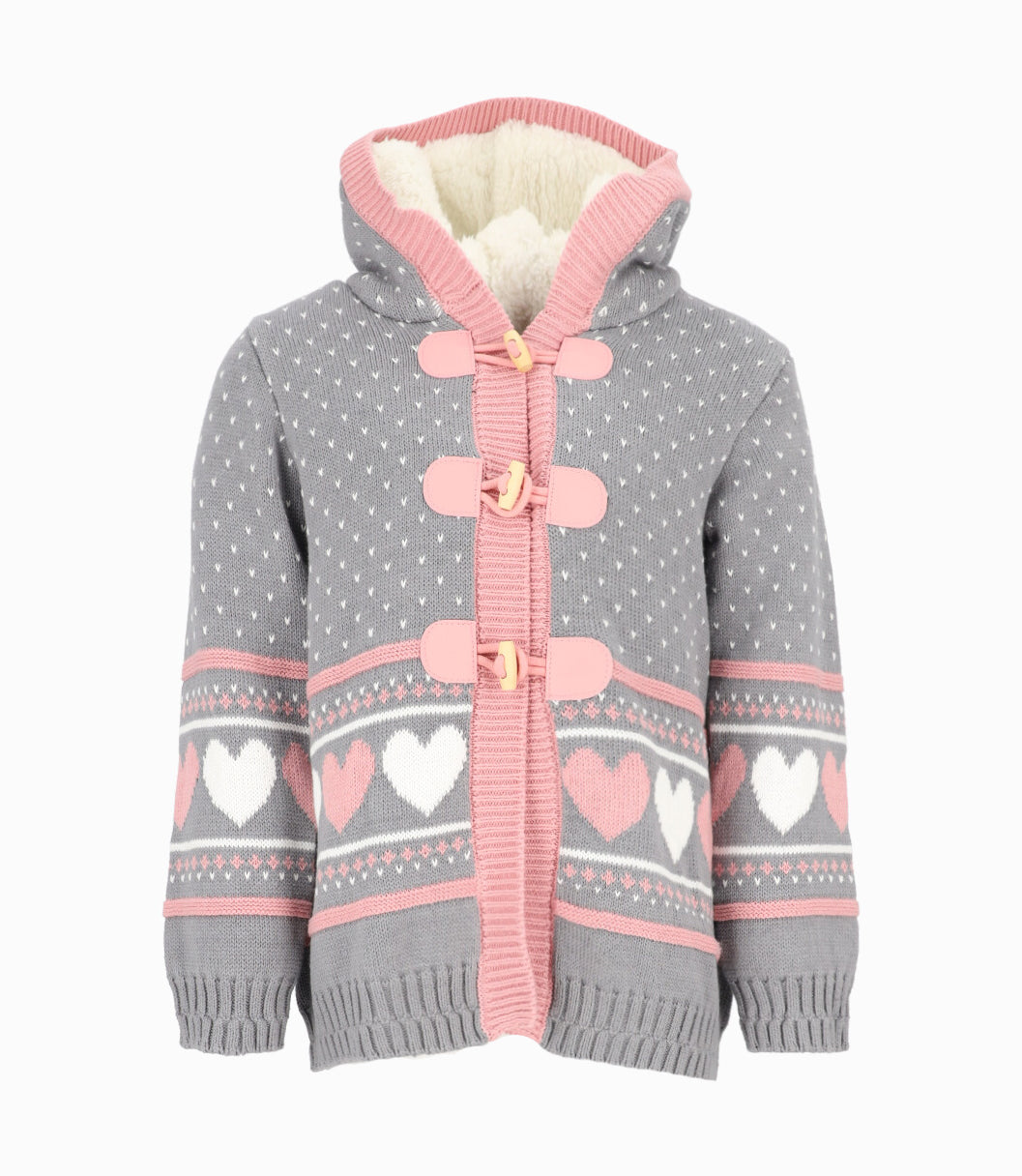 Chaleco niña tejido 2 años / Gris