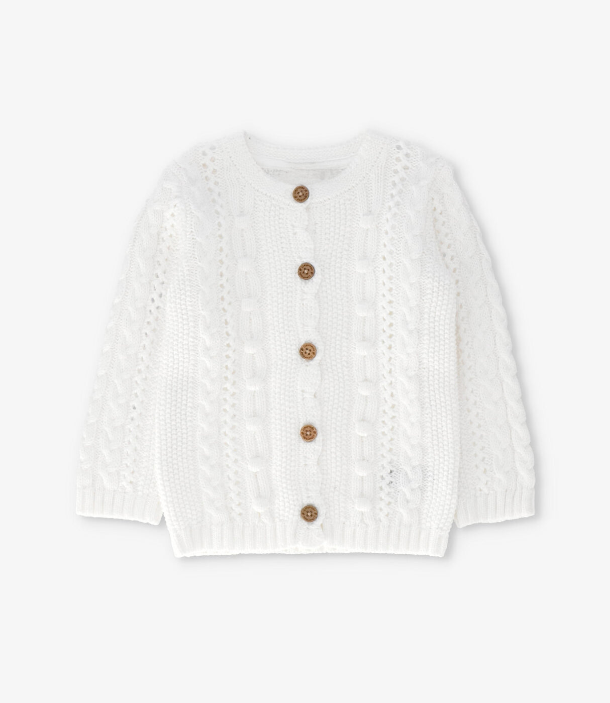 Chaleco niña cardigan 2 años / Crudo