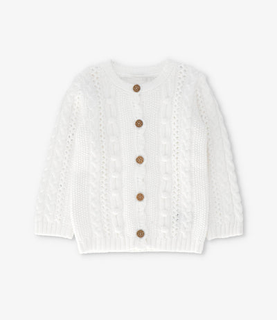 Chaleco niña cardigan 2 años / Crudo
