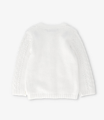 Chaleco niña cardigan 2 años / Crudo