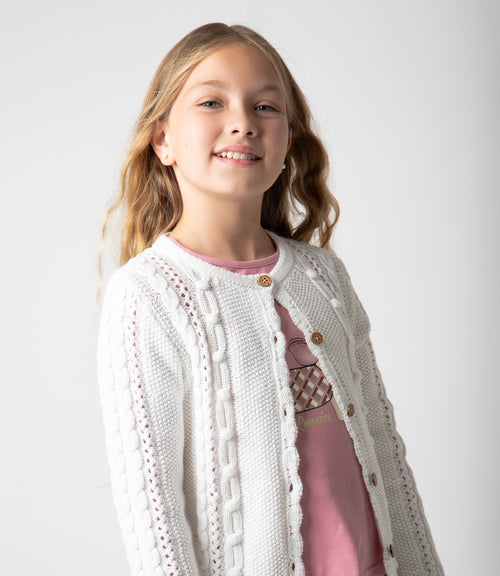 Chaleco niña cardigan