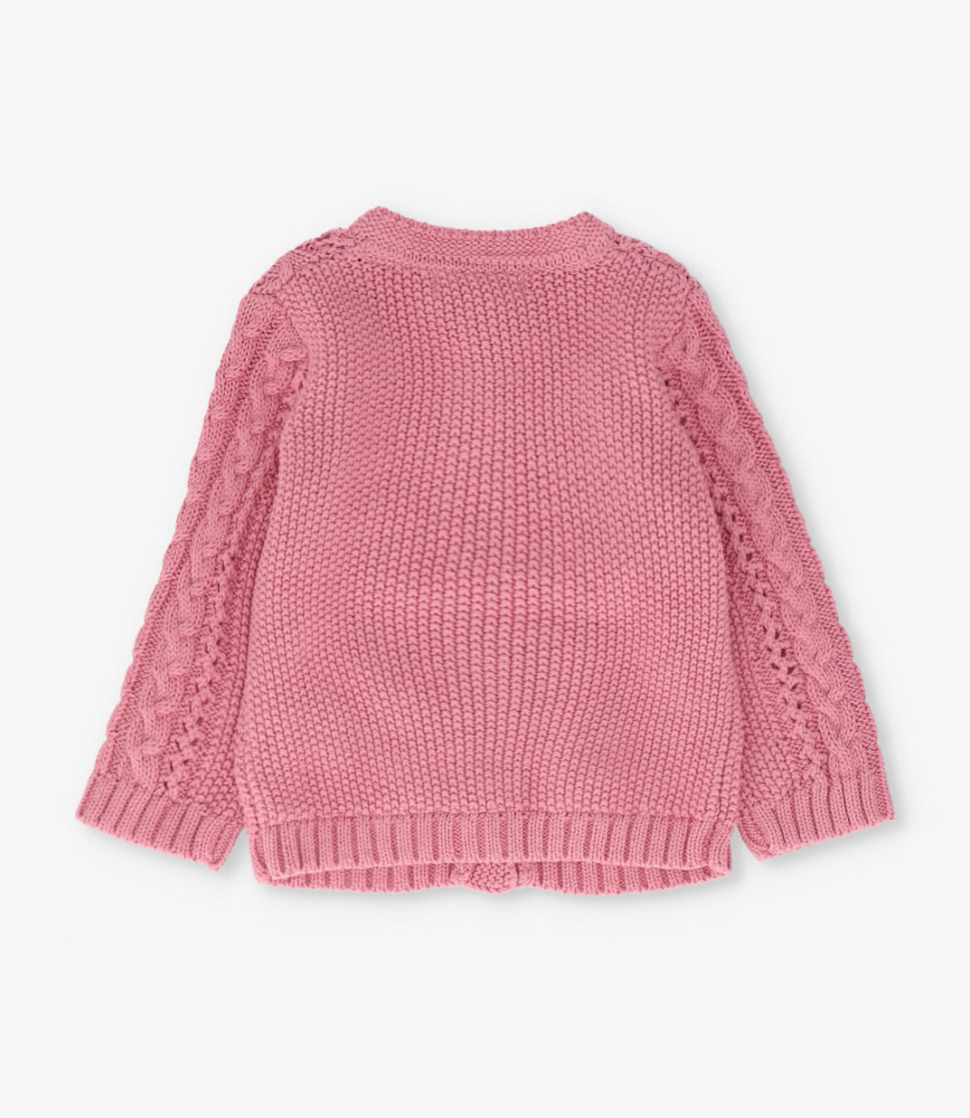 Chaleco niña cardigan 2 años / Coral