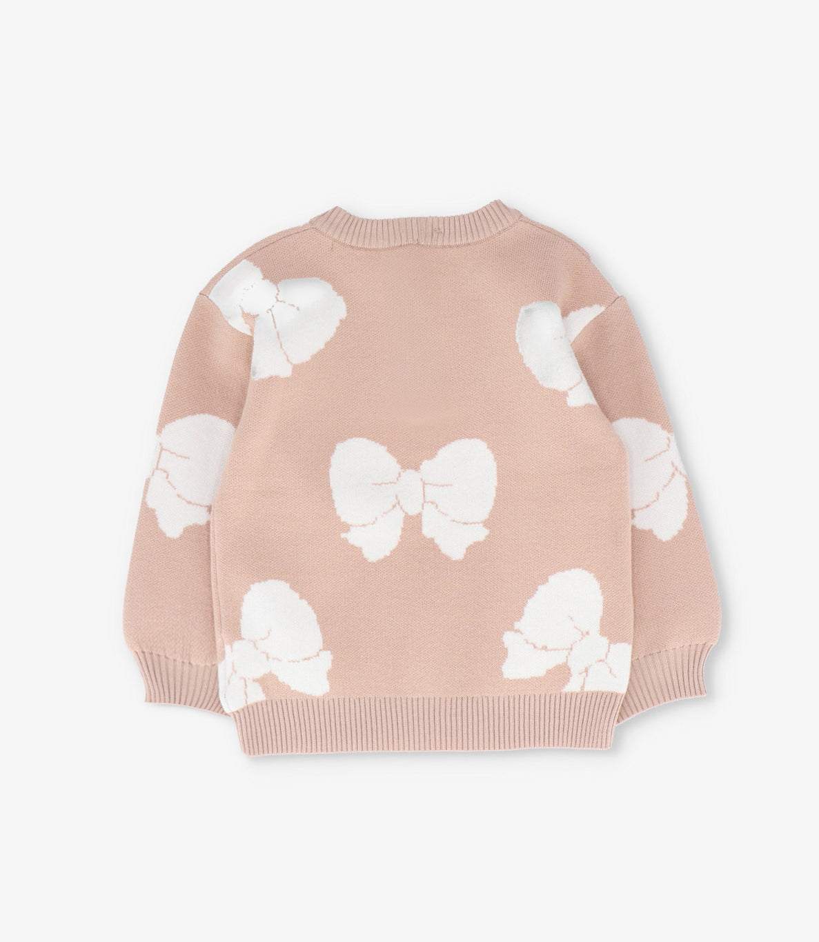 Chaleco niña con lazos 2 años / Beige