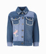 Chaqueta niña con perlas