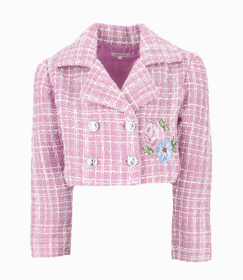 Chaqueta niña blazer crop 2 años / Morado