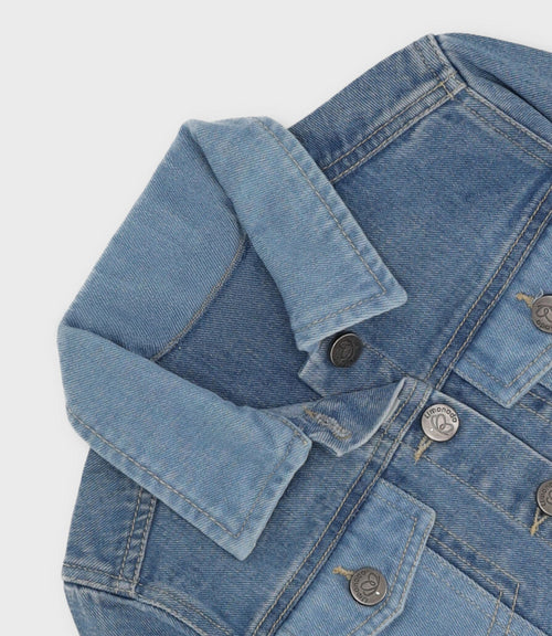 Chaqueta niña de jeans 2 años / Celeste