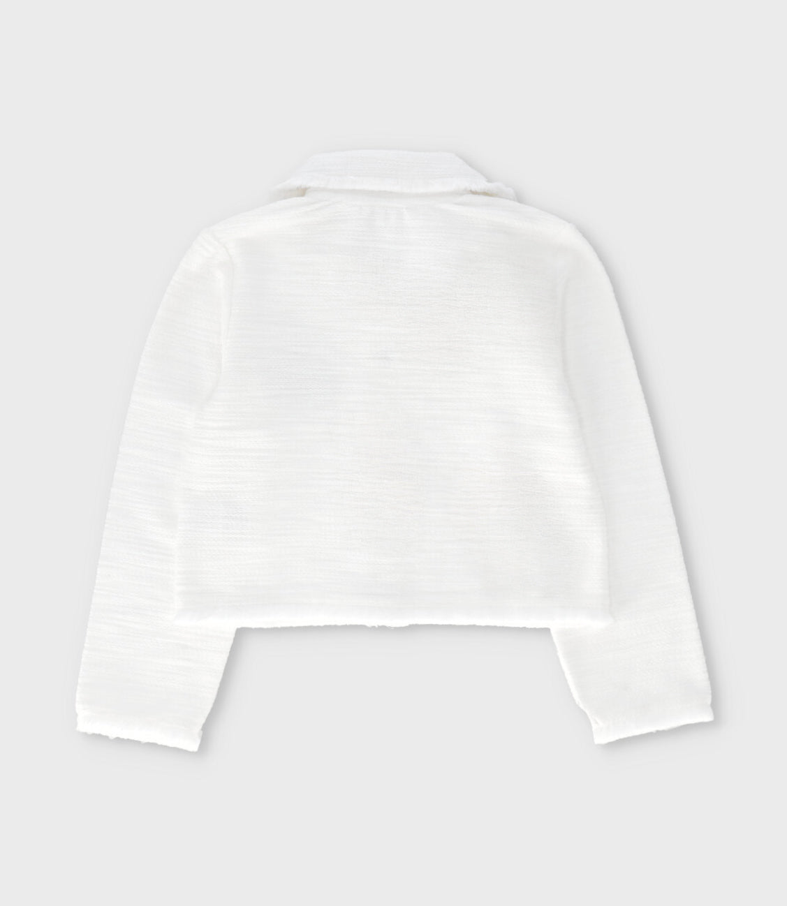 Chaqueta niña tejida 2 años / Blanco