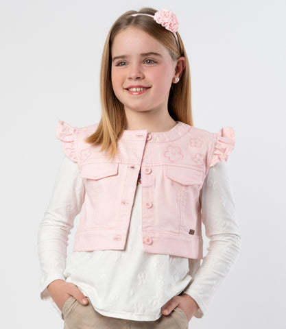 Chaqueta niña sin mangas