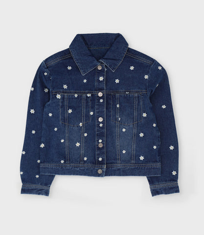 Chaqueta niña con flores