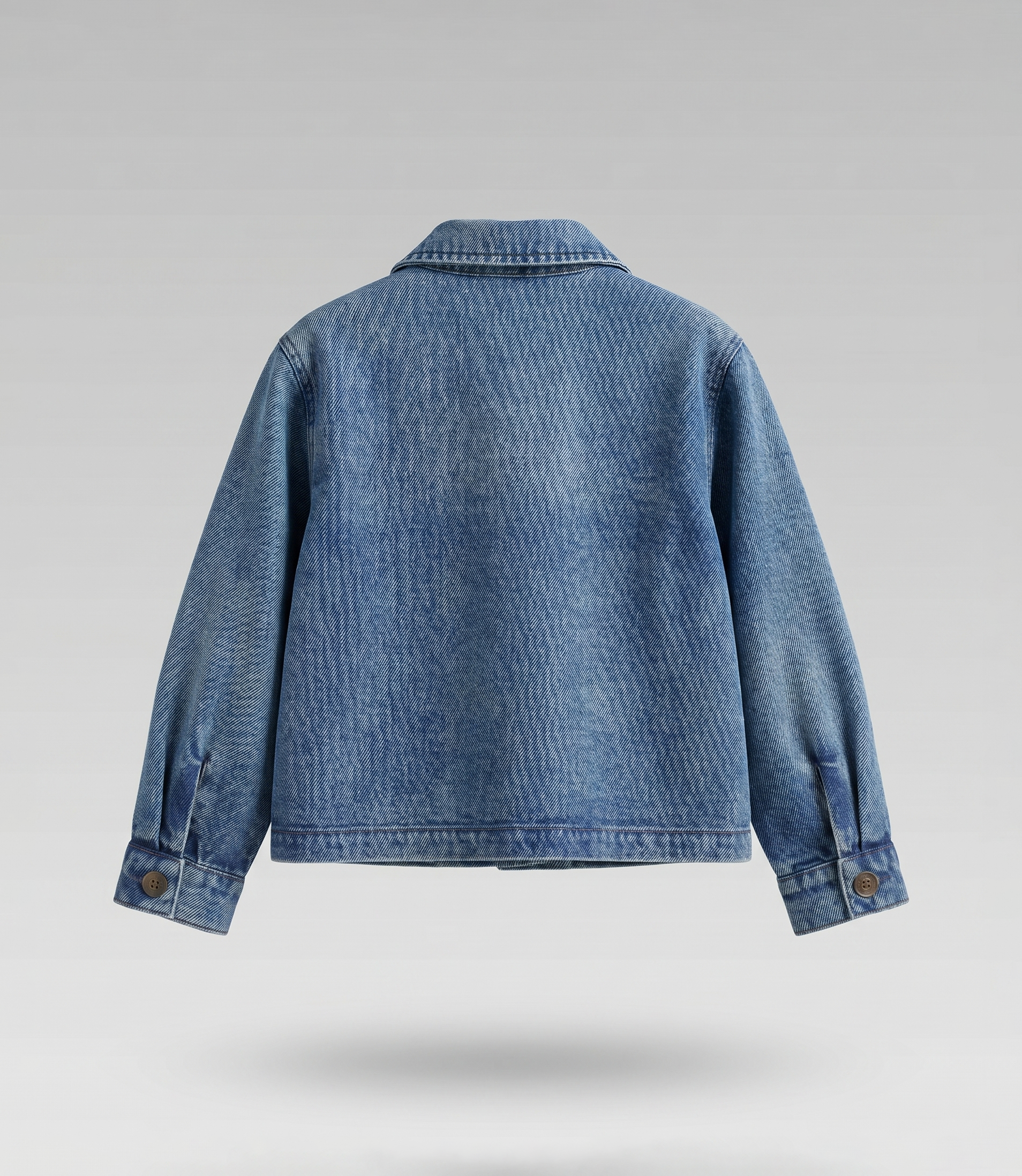 Chaqueta niña de denim 2 años / Azul Marino