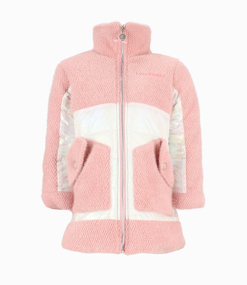Chaqueta Niña Metalizada 2 años / Palo Rosa