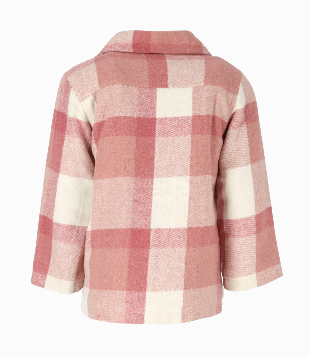Chaqueta niña cuadrillé 2 años / Gris