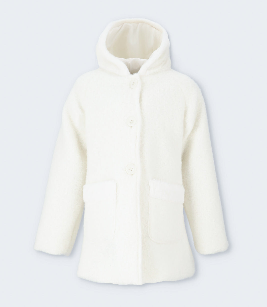 Chaqueta niña con flores 2 años / Blanco