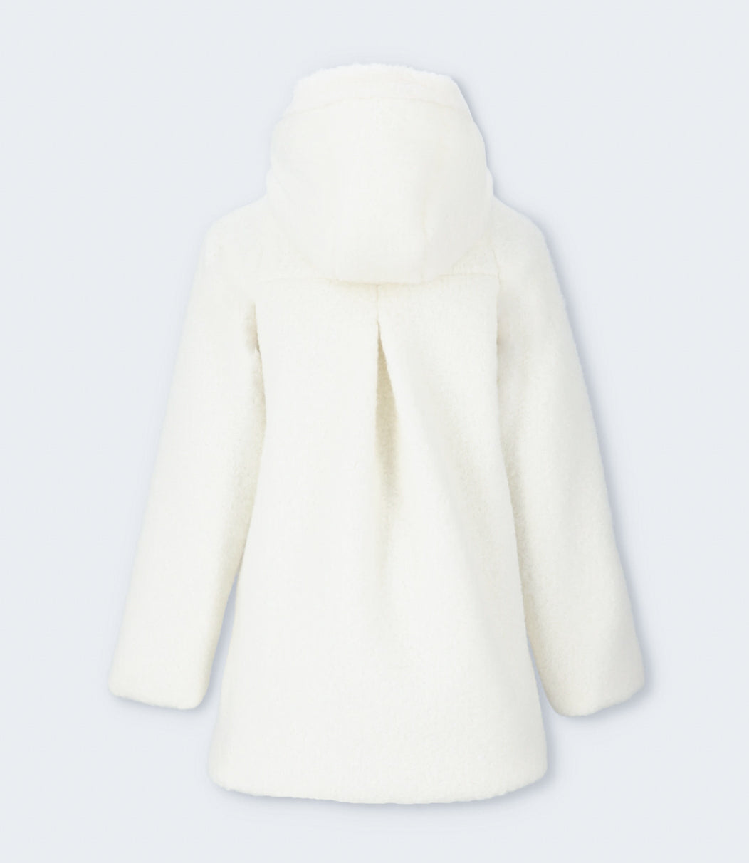 Chaqueta niña con flores 2 años / Blanco