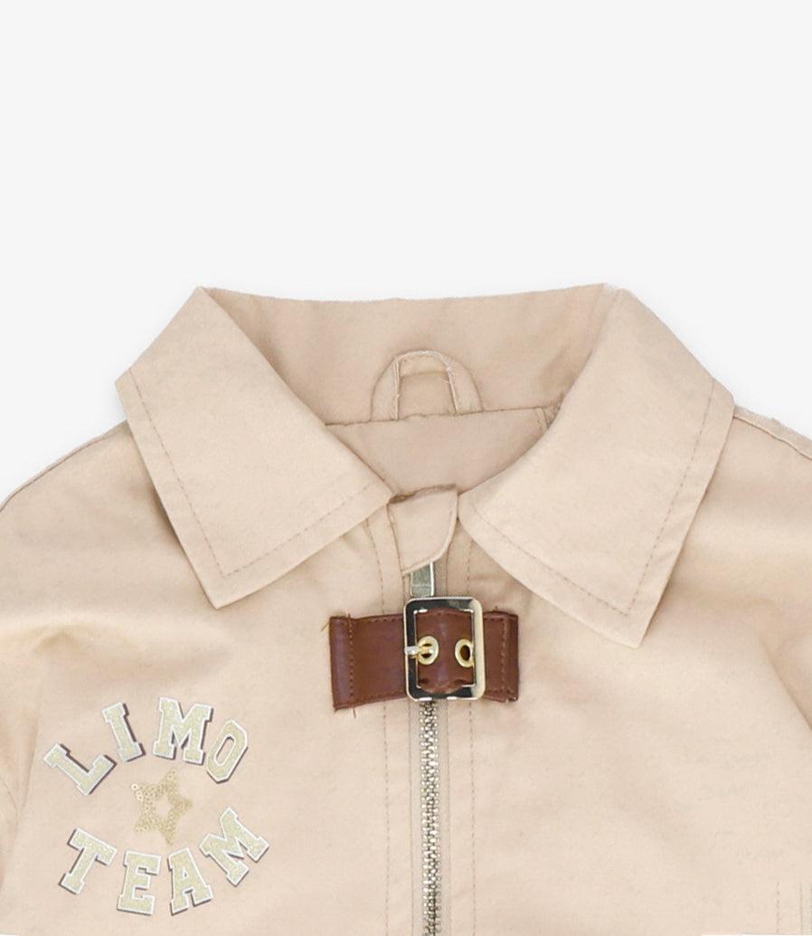 Chaqueta niña aviadora