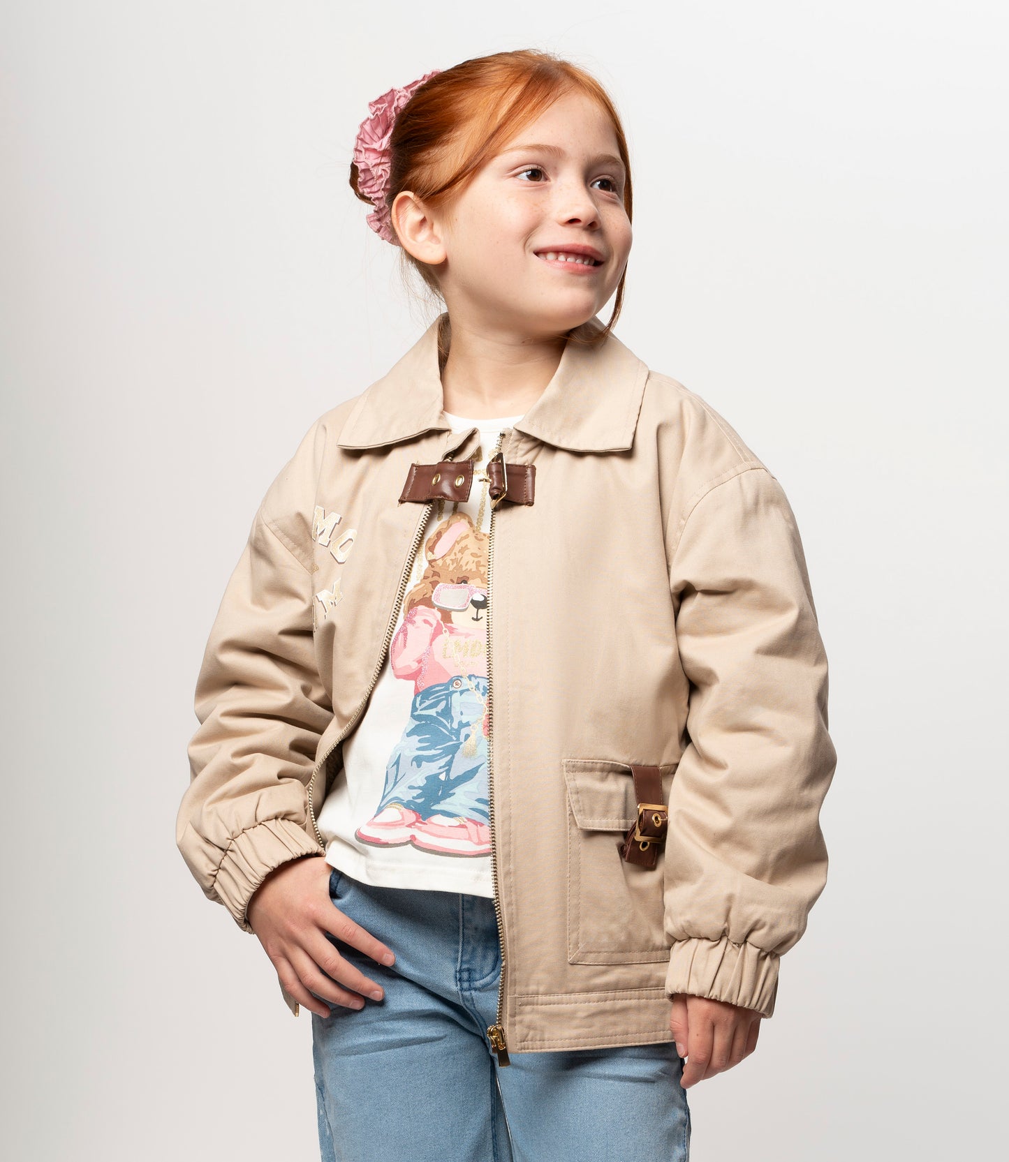 Chaqueta niña aviadora