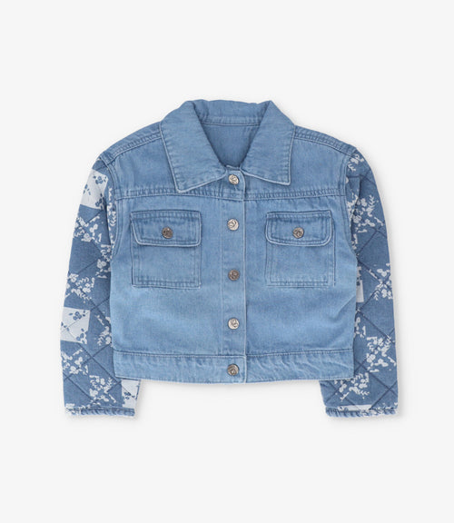 Chaqueta niña de denim