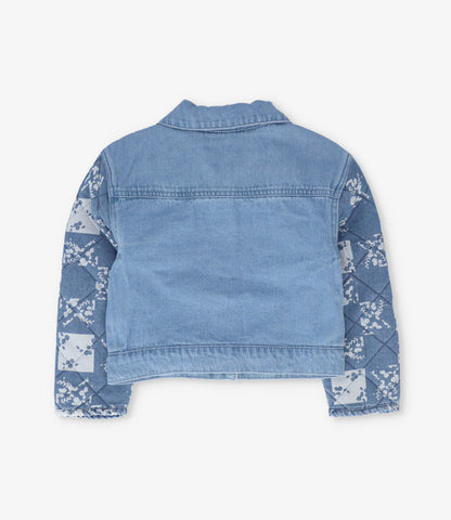 Chaqueta niña de denim