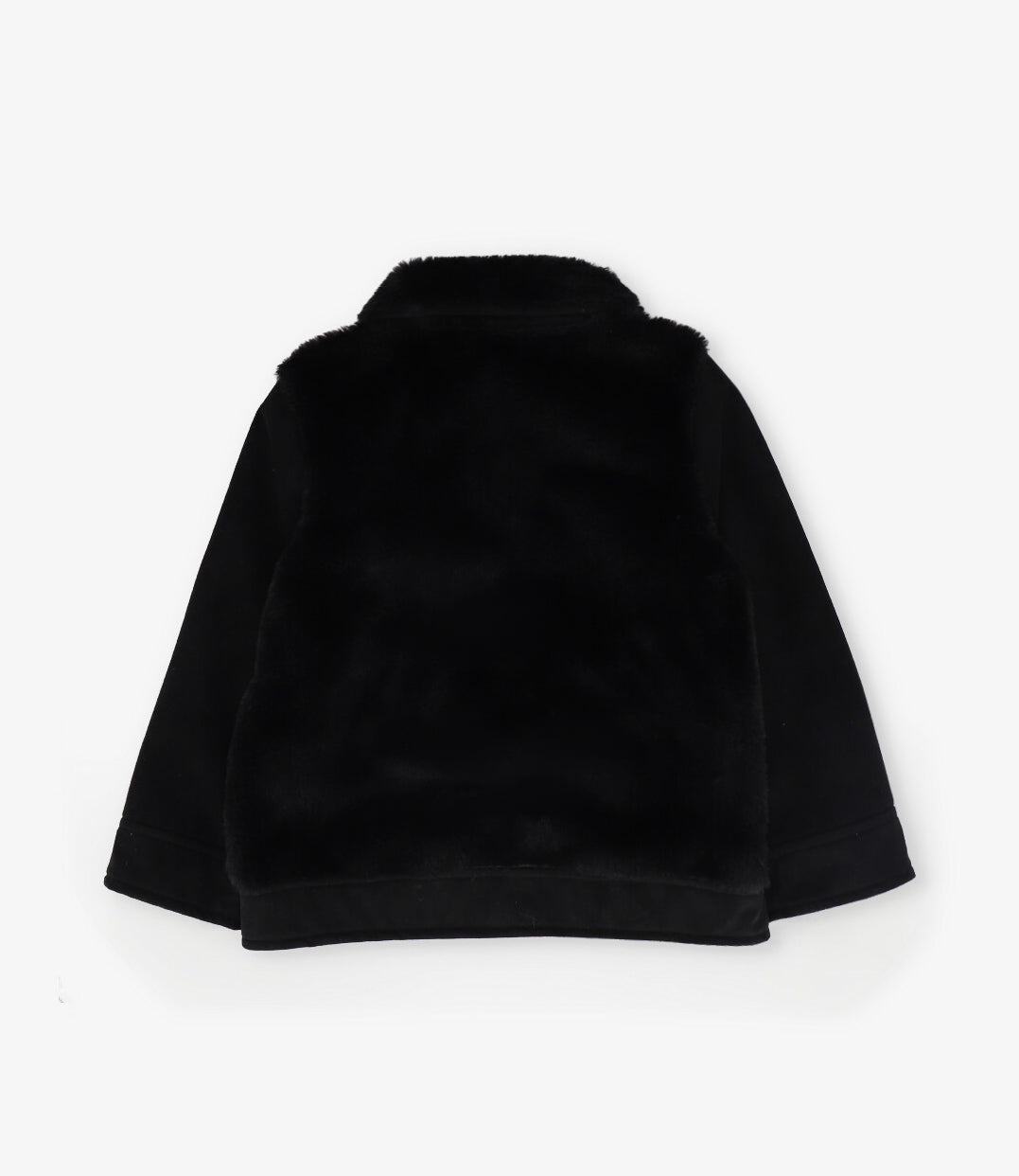 Chaqueta niña de gamuza 2 años / Negro