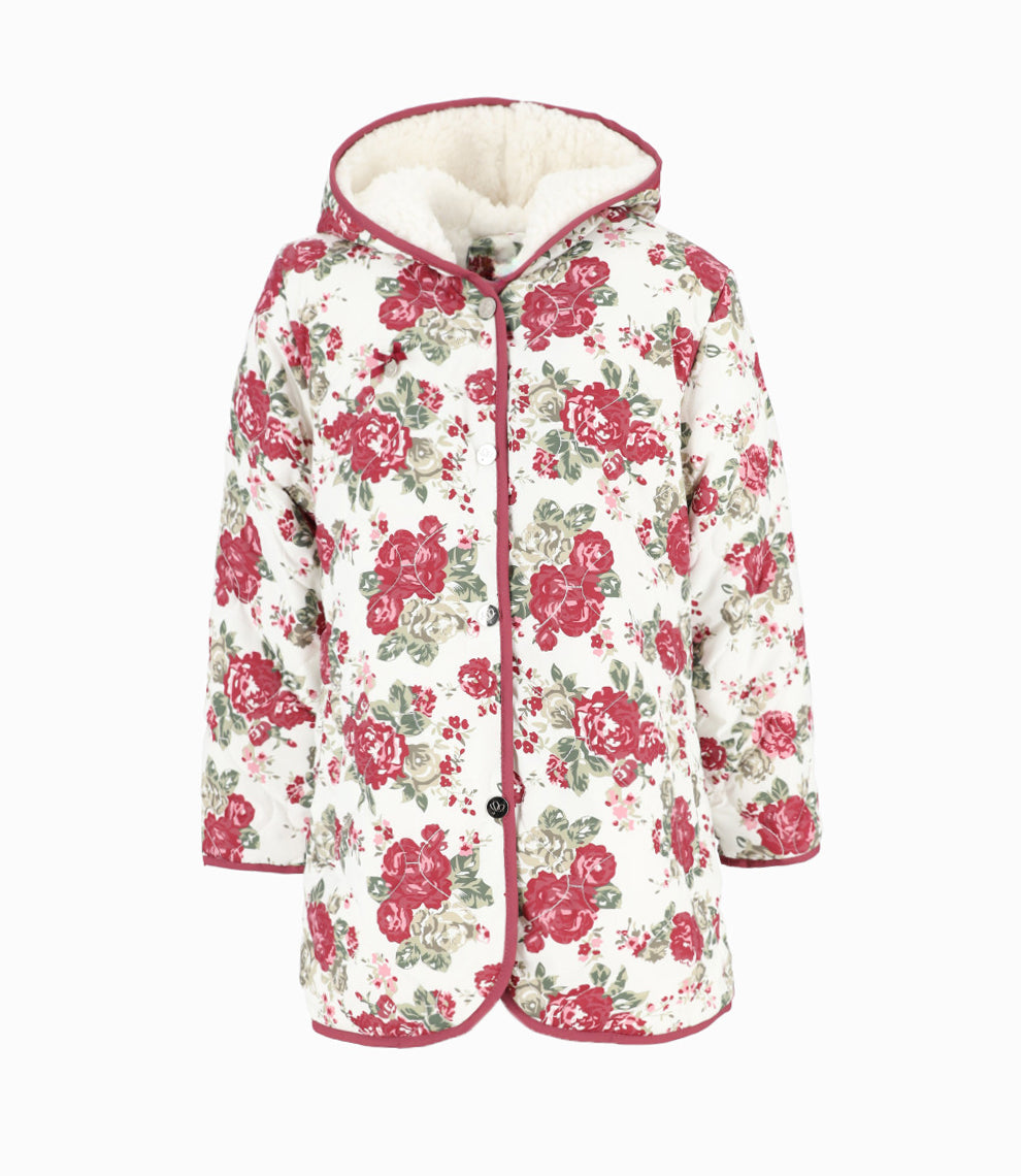 Parka Niña Floreada