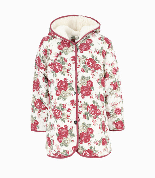 Parka Niña Floreada