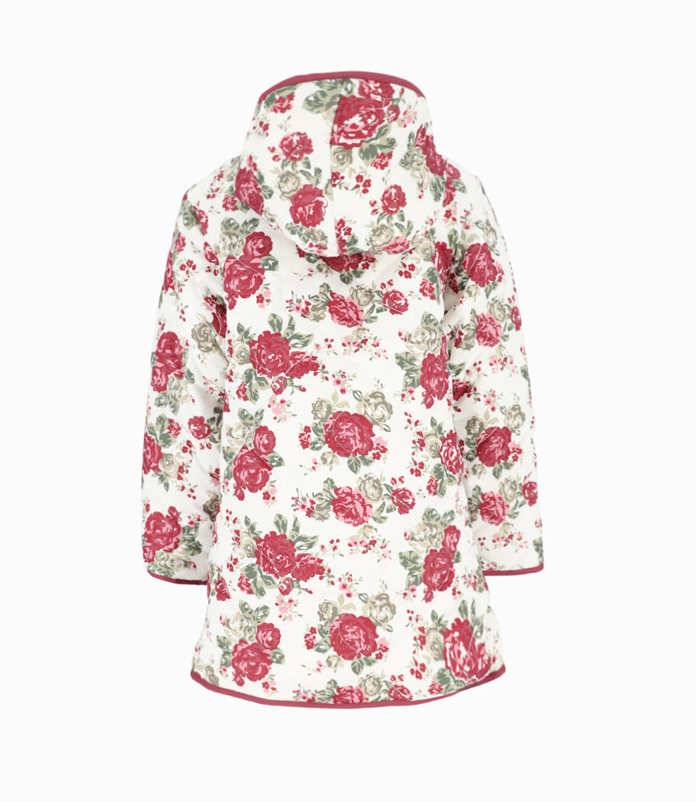 Parka Niña Floreada