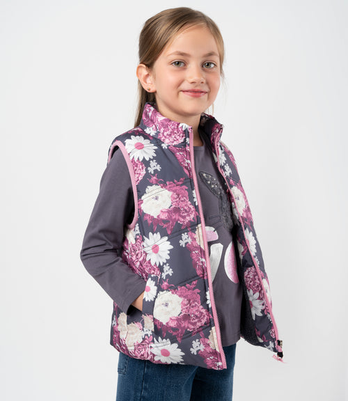 Parka niña sin mangas 2 años / Gris