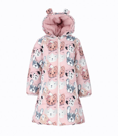 Parka niña con perrito