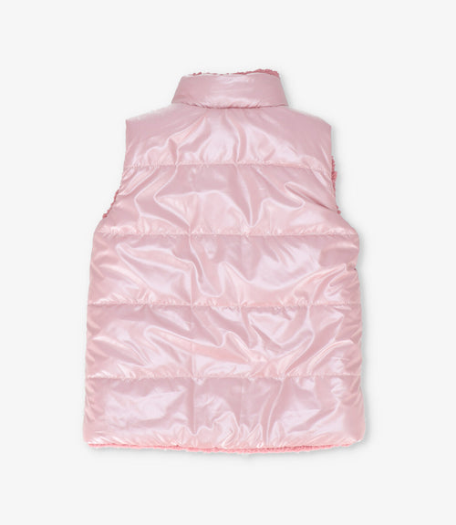 Parka niña reversible 2 años / Coral