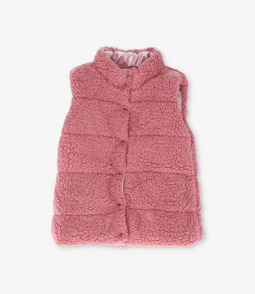 Parka niña reversible 2 años / Coral