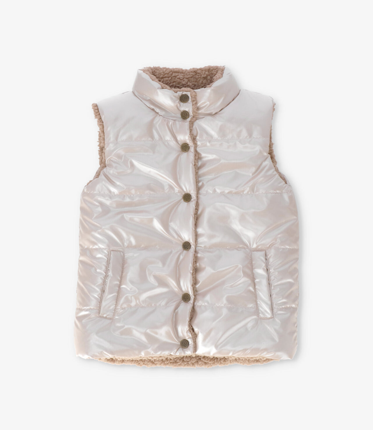 Parka niña reversible 2 años / Beige