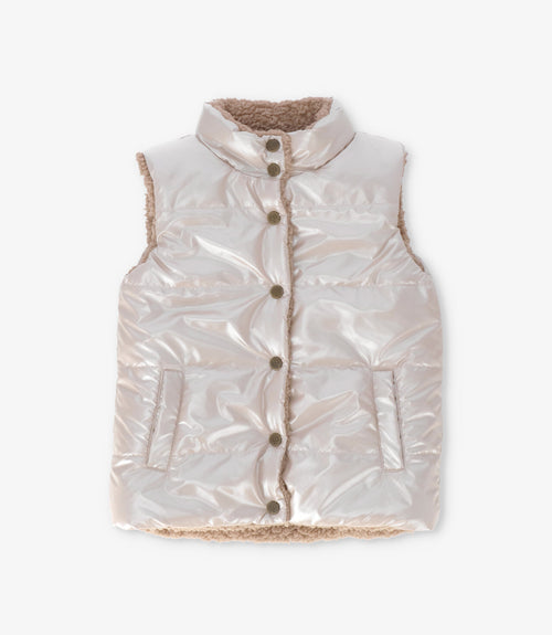 Parka niña reversible 2 años / Beige