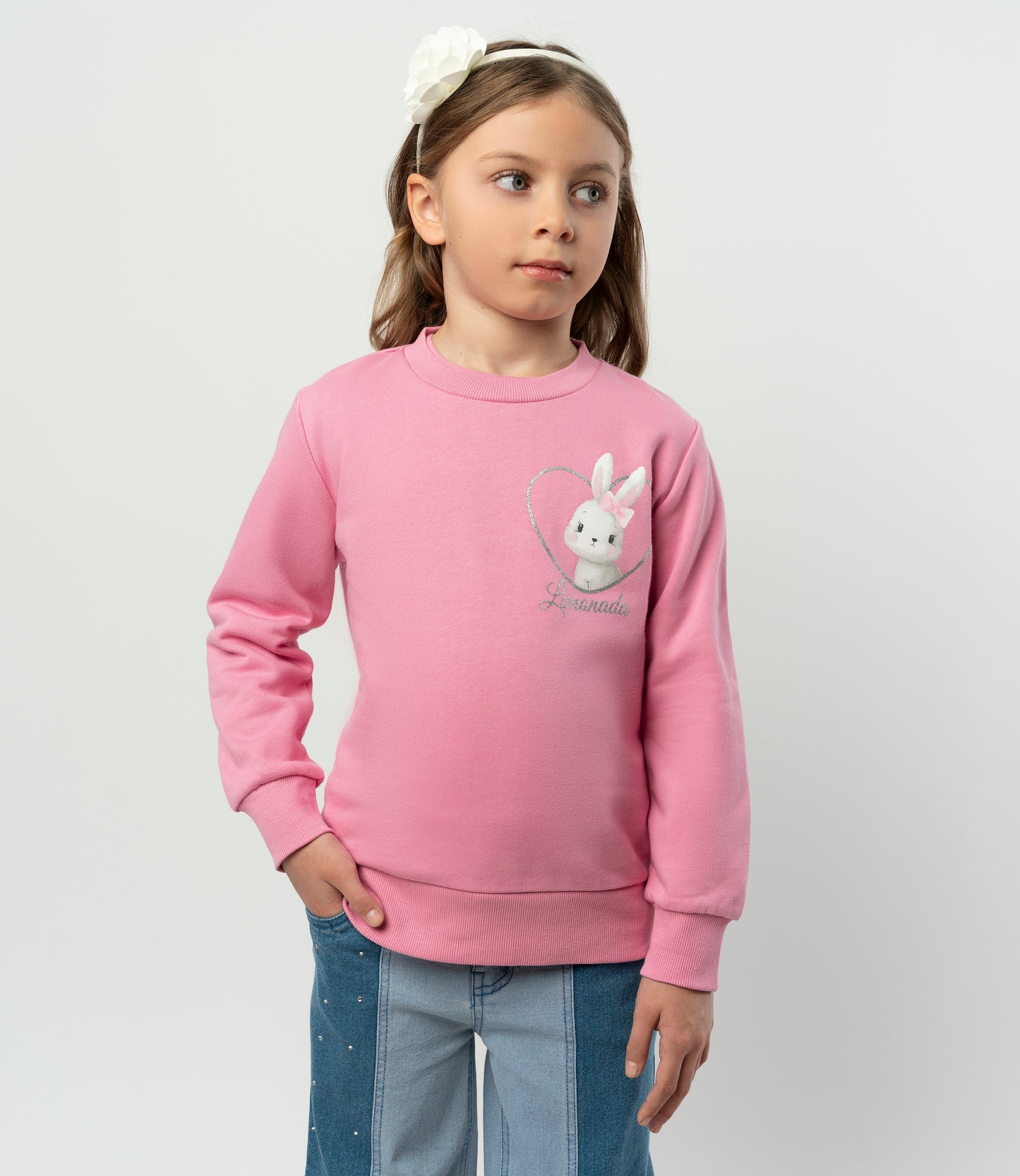 Polerón niña básico 2 años / Coral