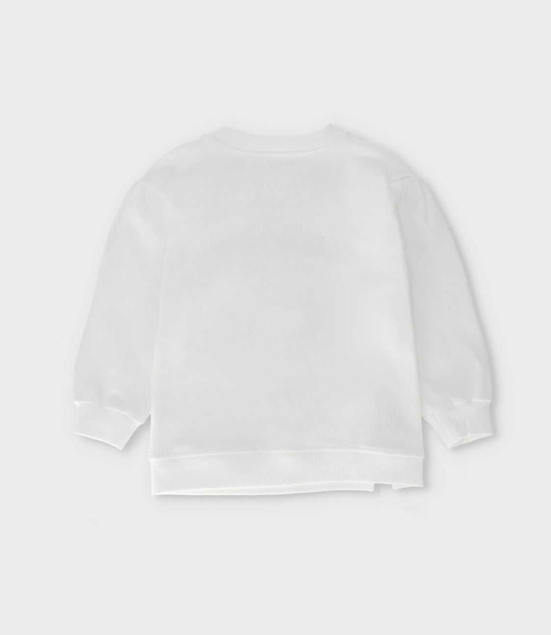 Polerón niña con estampado 2 años / Blanco