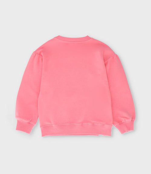 Polerón niña con estampado 2 años / Coral