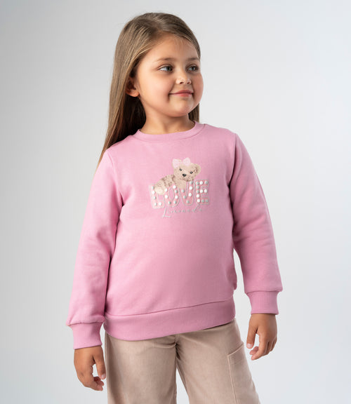 Polerón niña básico