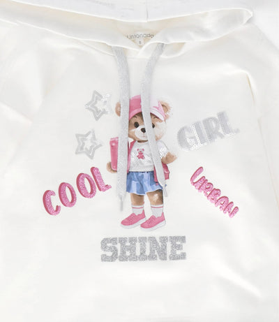 Polerón niña con oso