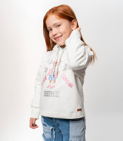 Polerón niña con oso