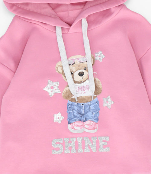 Polerón niña con oso