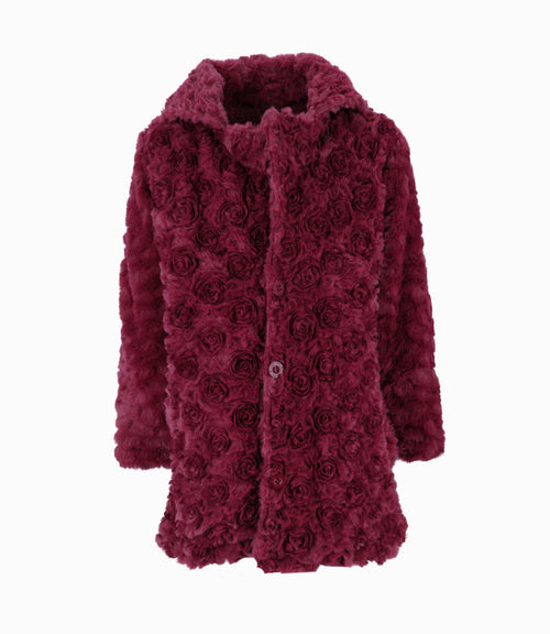 Abrigo Niña Con Flores