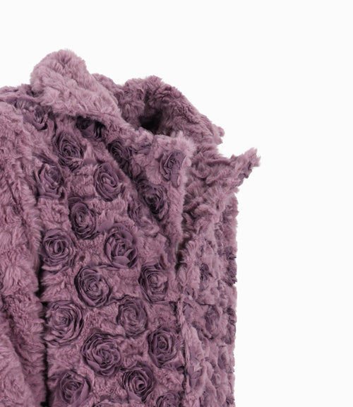 Abrigo Niña Con Flores