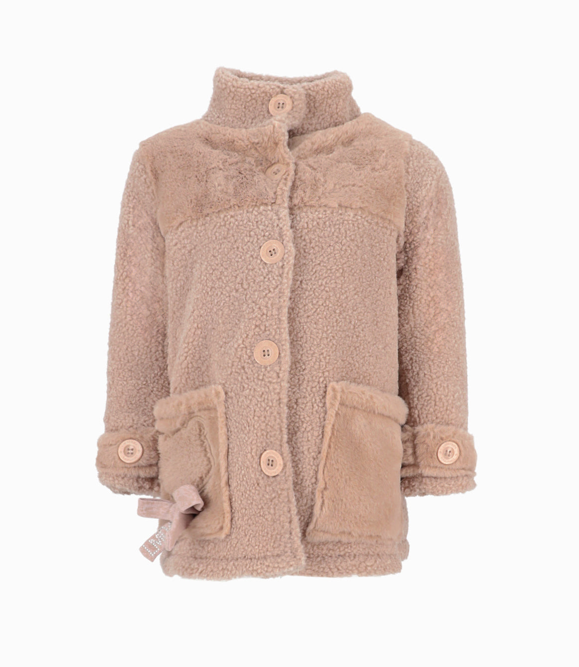 Abrigo Niña De Sherpa 2 años / Beige