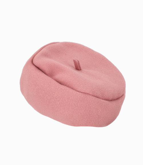 Abrigo niña con boina 2 años / Rosado