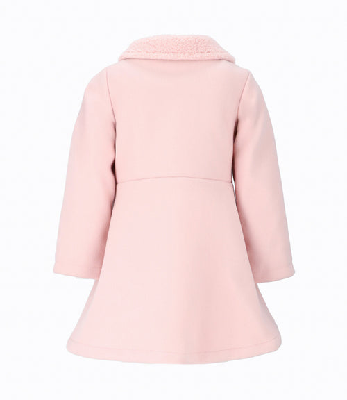 Abrigo niña con boina 2 años / Palo Rosa